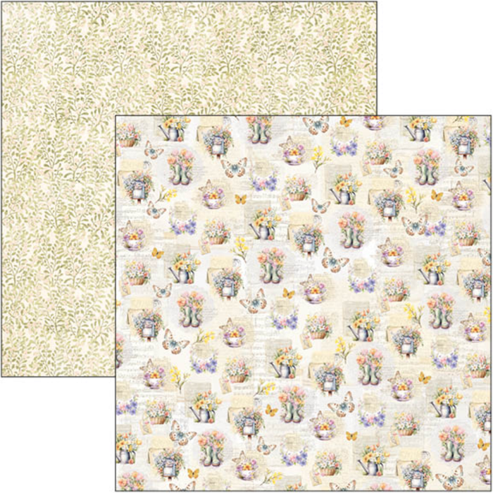 Ciao Bella Flower Shop 12" x 12" Scrapbooking Paper Set