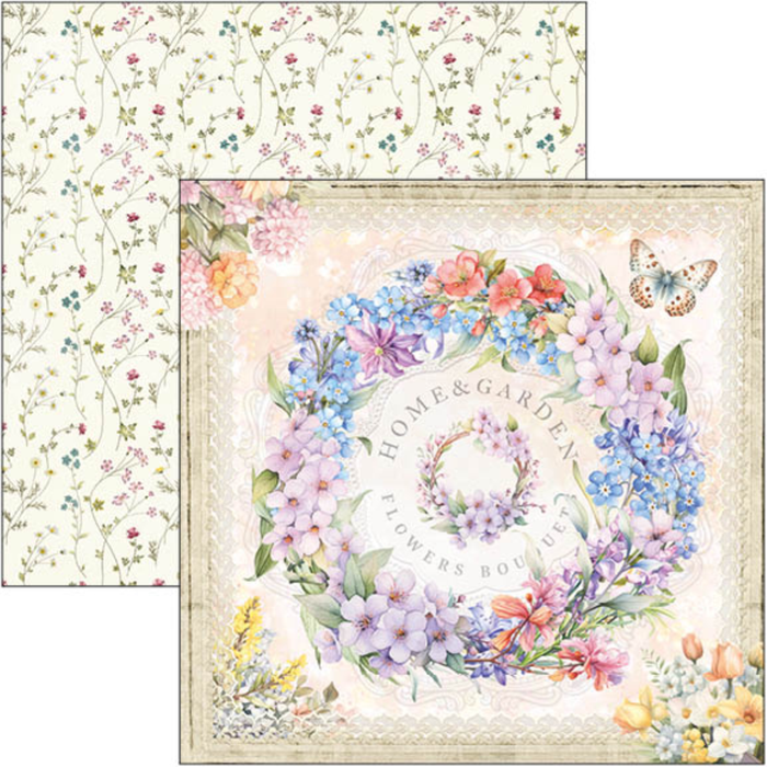 Ciao Bella Flower Shop 12" x 12" Patterns Scrapbooking Paper Set