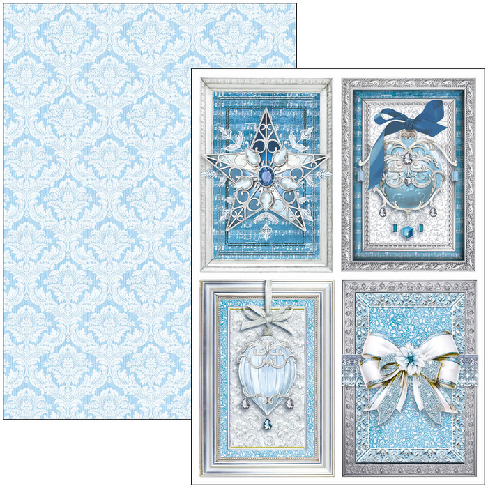 Ciao Bella Elegance Of Blue A4 Scrapbooking Paper Set