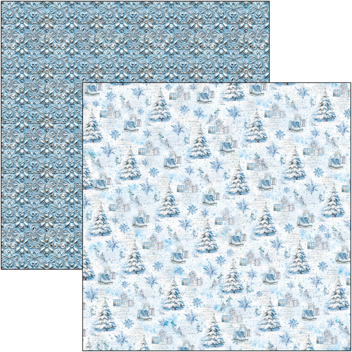 Ciao Bella Elegance Of Blue 12" x 12" Scrapbooking Paper Set