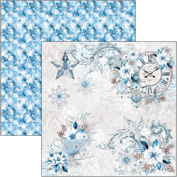 Ciao Bella Elegance Of Blue 12" x 12" Scrapbooking Paper Set