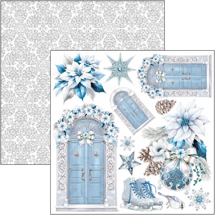 Ciao Bella Elegance Of Blue 6" x 6" Fussy Cut Pad