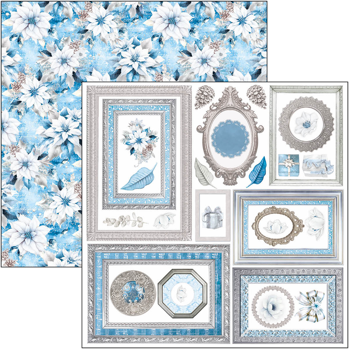 Ciao Bella Elegance Of Blue 6" x 6" Fussy Cut Pad