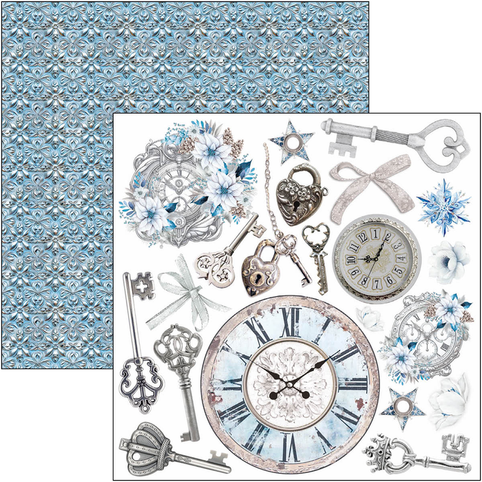 Ciao Bella Elegance Of Blue 6" x 6" Fussy Cut Pad