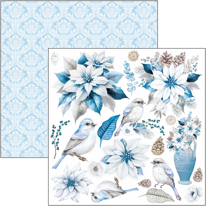 Ciao Bella Elegance Of Blue 6" x 6" Fussy Cut Pad