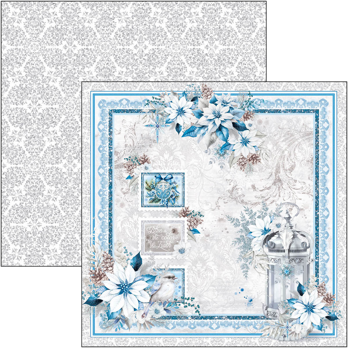 Ciao Bella Elegance Of Blue 8" x 8" Scrapbooking Paper Set