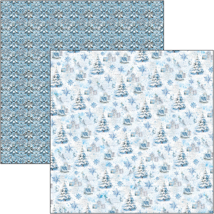 Ciao Bella Elegance Of Blue 8" x 8" Scrapbooking Paper Set