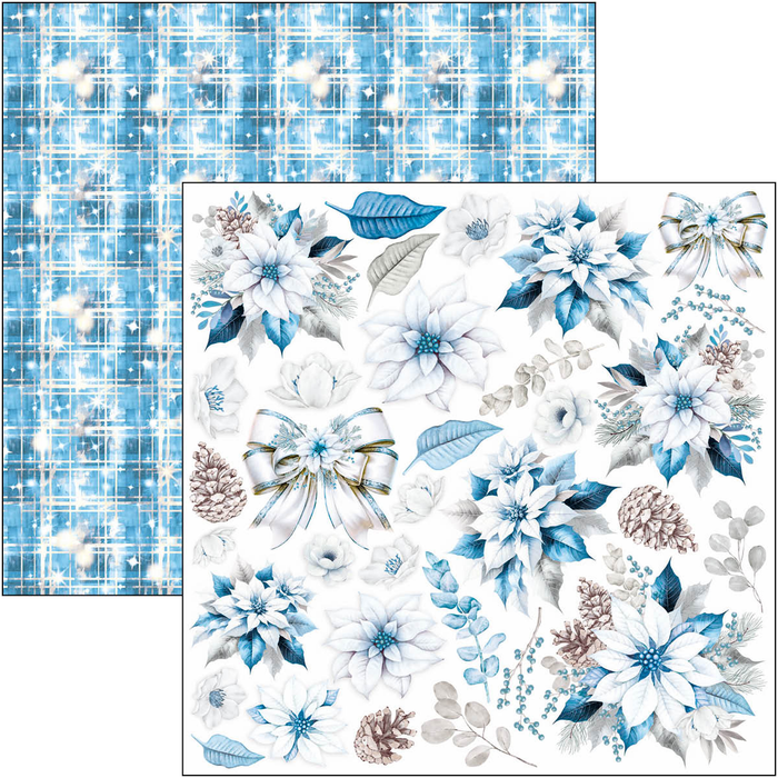 Ciao Bella Elegance Of Blue 8" x 8" Scrapbooking Paper Set