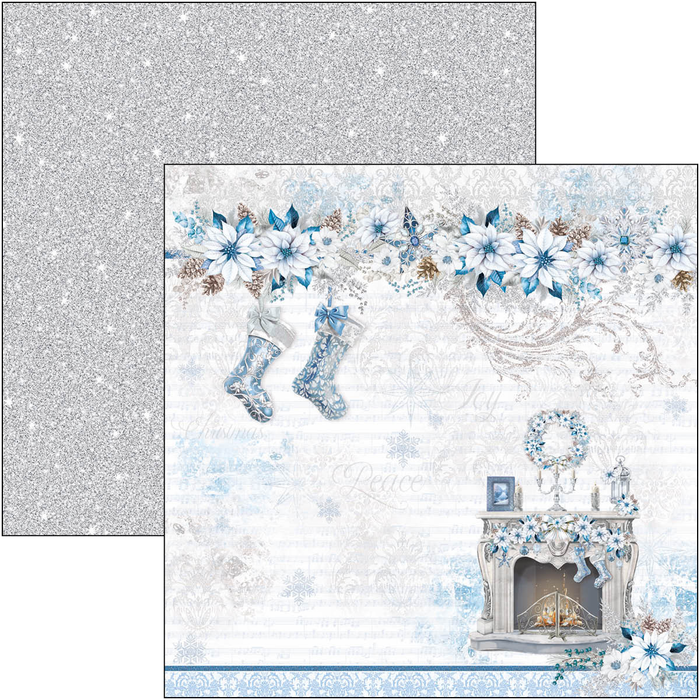 Ciao Bella Elegance Of Blue 8" x 8" Scrapbooking Paper Set