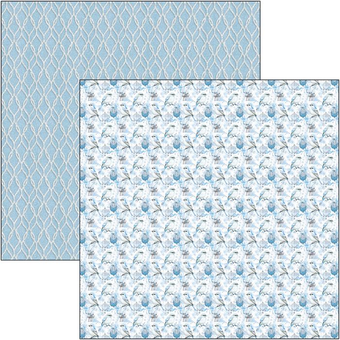 Ciao Bella Elegance Of Blue 8" x 8" Scrapbooking Paper Set