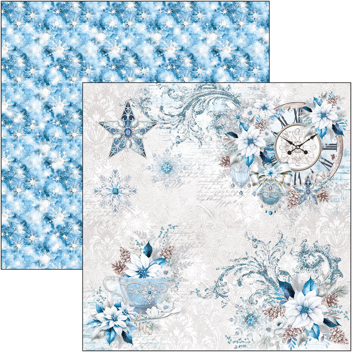 Ciao Bella Elegance Of Blue 8" x 8" Scrapbooking Paper Set