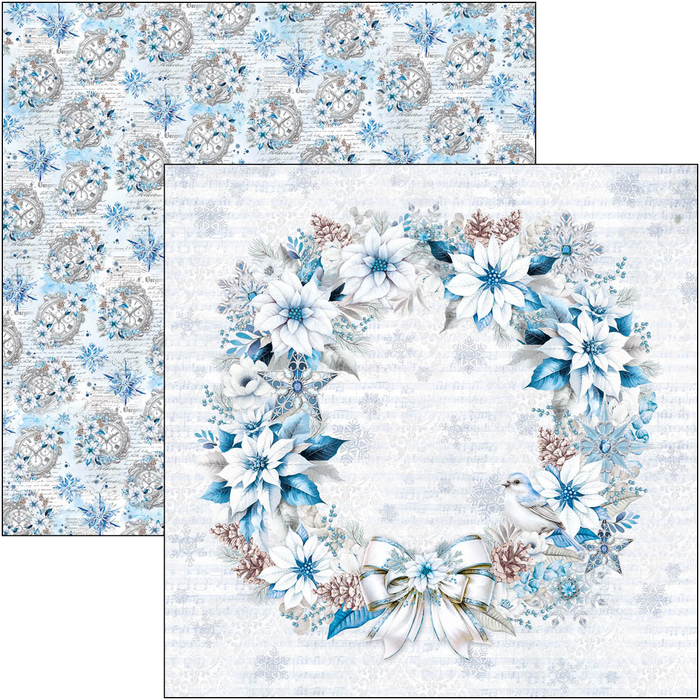 Ciao Bella Elegance Of Blue 12" x 12" Patterns Scrapbooking Paper Set