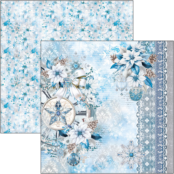 Ciao Bella Elegance Of Blue 12" x 12" Patterns Scrapbooking Paper Set