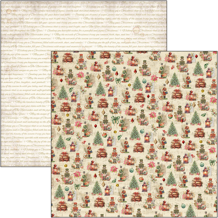 Ciao Bella The Nutcracker 12" x 12" Scrapbooking Paper Set