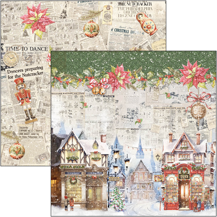 Ciao Bella The Nutcracker 12" x 12" Scrapbooking Paper Set