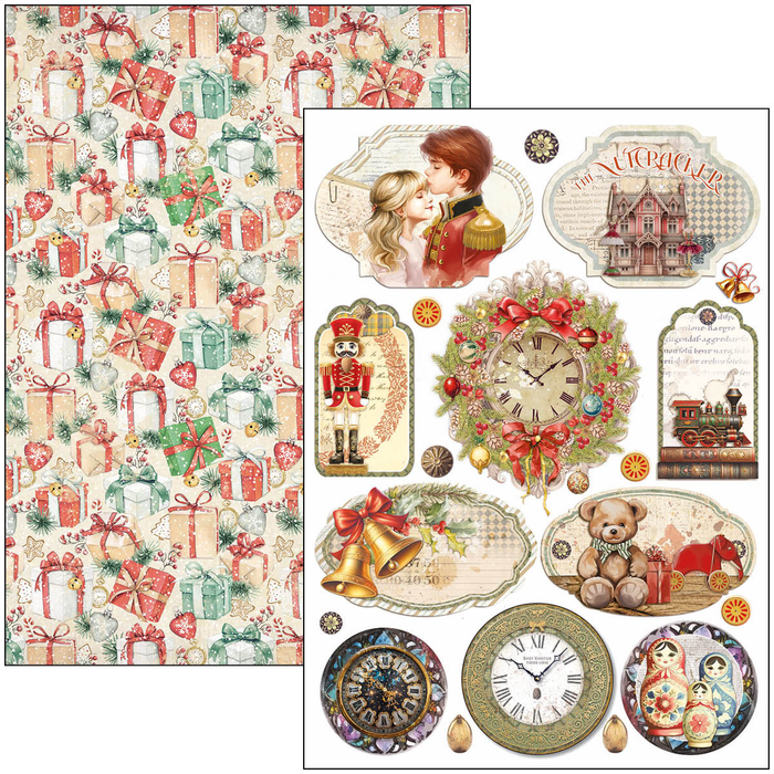 Ciao Bella The Nutcracker A4 Scrapbooking Paper Set