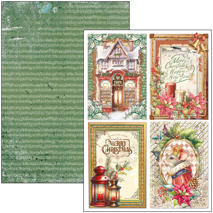 Ciao Bella The Nutcracker A4 Scrapbooking Paper Set