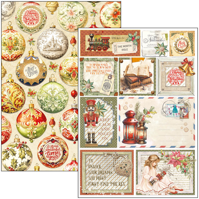 Ciao Bella The Nutcracker A4 Scrapbooking Paper Set