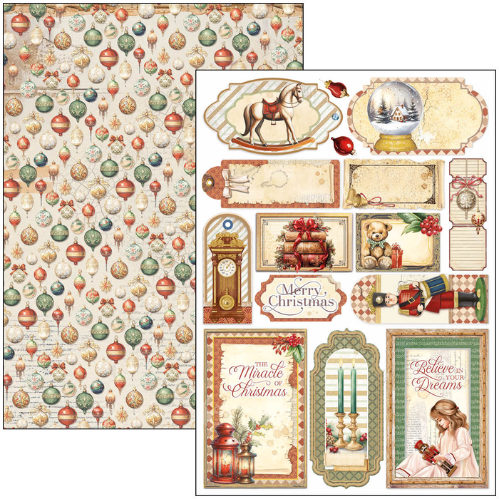 Ciao Bella The Nutcracker A4 Scrapbooking Paper Set