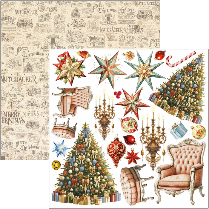 Ciao Bella The Nutcracker 6" x 6" Fussy Cut Pad