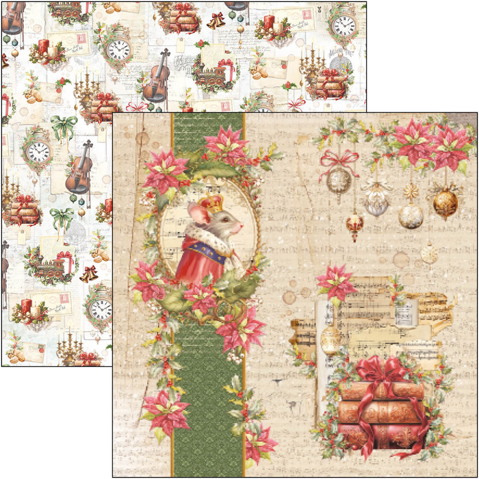 Ciao Bella The Nutcracker 8" x 8" Scrapbooking Paper Set