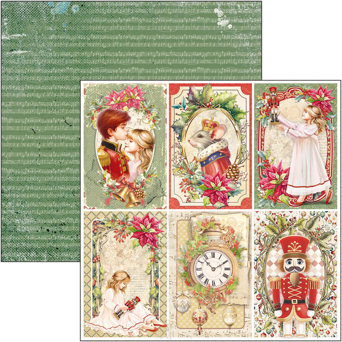 Ciao Bella The Nutcracker 8" x 8" Scrapbooking Paper Set