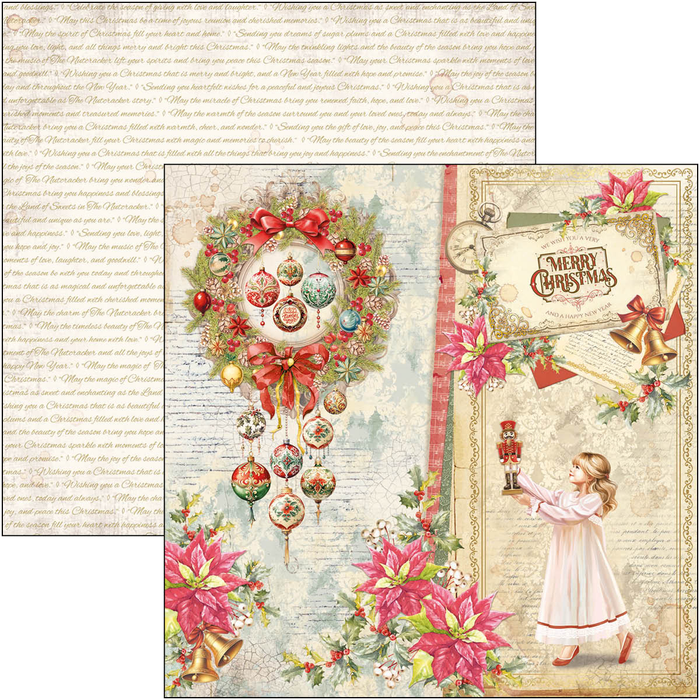 Ciao Bella The Nutcracker 8" x 8" Scrapbooking Paper Set