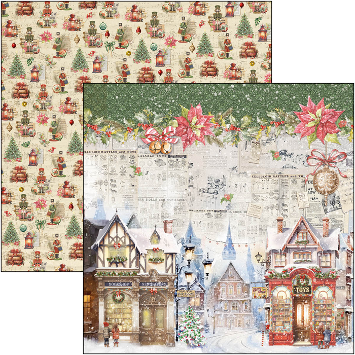 Ciao Bella The Nutcracker 8" x 8" Scrapbooking Paper Set