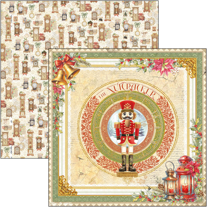 Ciao Bella The Nutcracker 8" x 8" Scrapbooking Paper Set