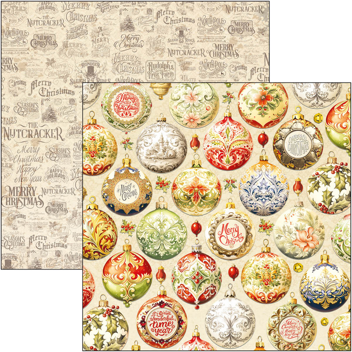 Ciao Bella The Nutcracker 12" x 12" Patterns Scrapbooking Paper Set