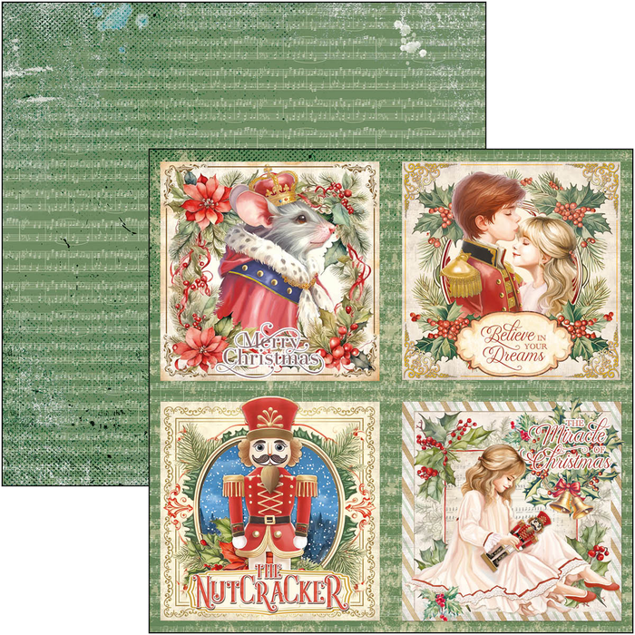 Ciao Bella The Nutcracker 12" x 12" Patterns Scrapbooking Paper Set