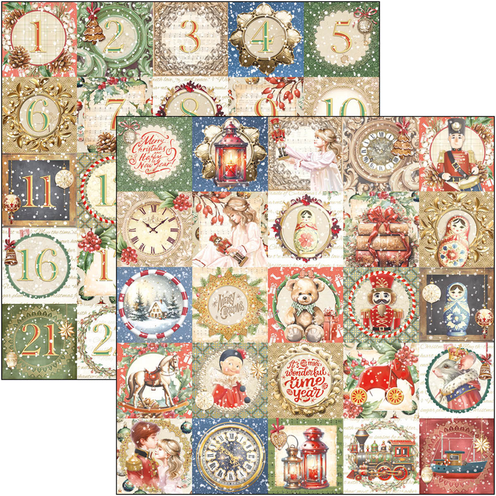 Ciao Bella The Nutcracker 12" x 12" Patterns Scrapbooking Paper Set