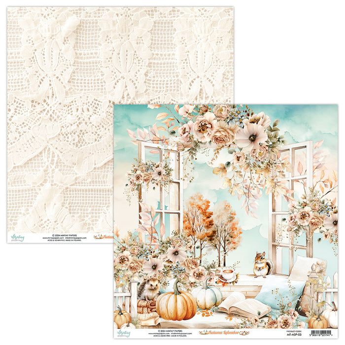 Mintay Autumn Splendor 12" x"12 Scrapbooking Paper Set