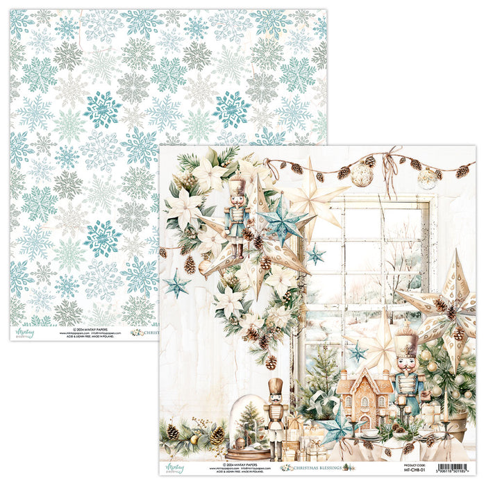 Mintay Christmas Blessings 6" x"6 Paper Pad