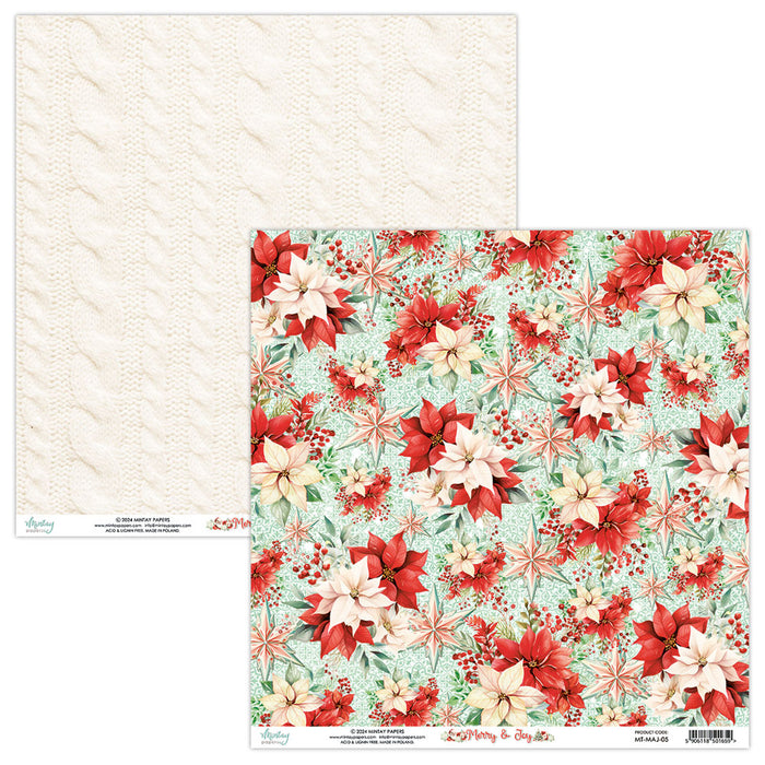 Mintay Merry & Joy 12" x"12 Scrapbooking Paper Set