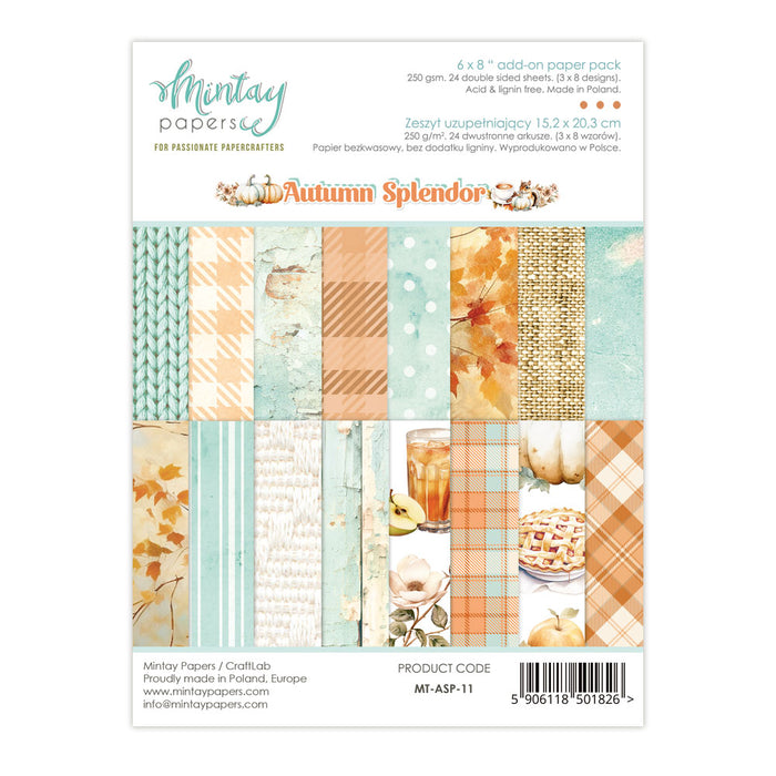 Mintay Autumn Splendor 6" x"8 Paper Pad