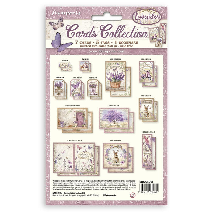 Stamperia Lavender Cards & Tags Collection