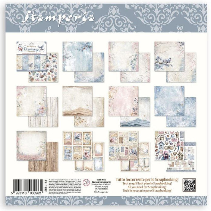 Stamperia Dewdrops 12" x 12" Scrapbooking Paper Pad