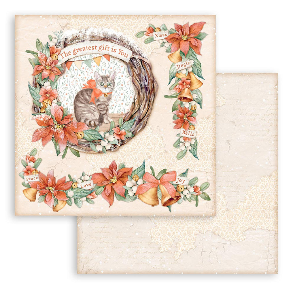Stamperia Winter Valley 12 x 12 Scrapbook Paper Cards — Lena Treasure Box