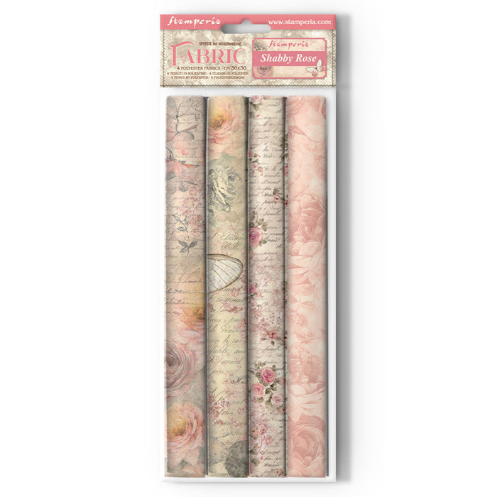 Stamperia Shabby Rose Fabric Pack