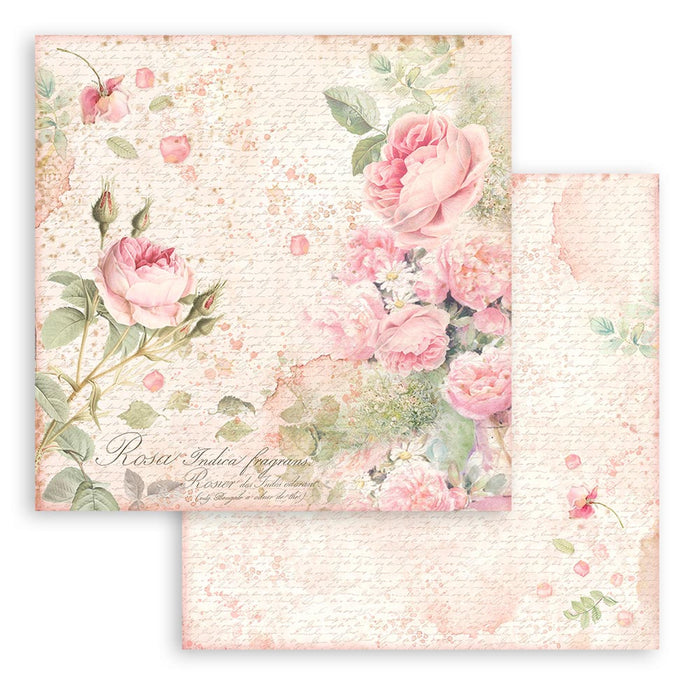 Stamperia Rose Parfum 12" x 12" Scrapbooking Paper Pad