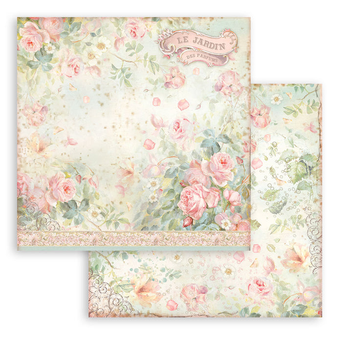 Stamperia Rose Parfum 12" x 12" Scrapbooking Paper Pad