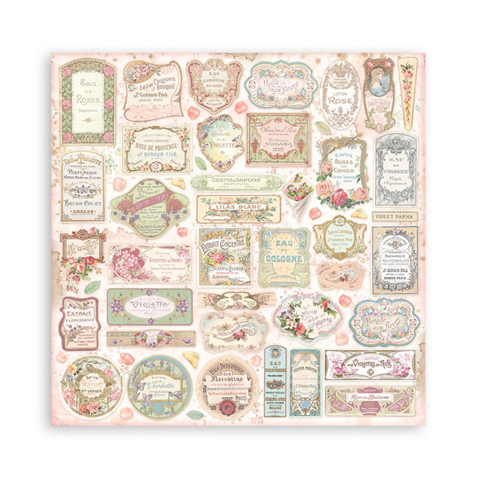 Stamperia Rose Parfum 12" x 12" Scrapbooking Paper Pad