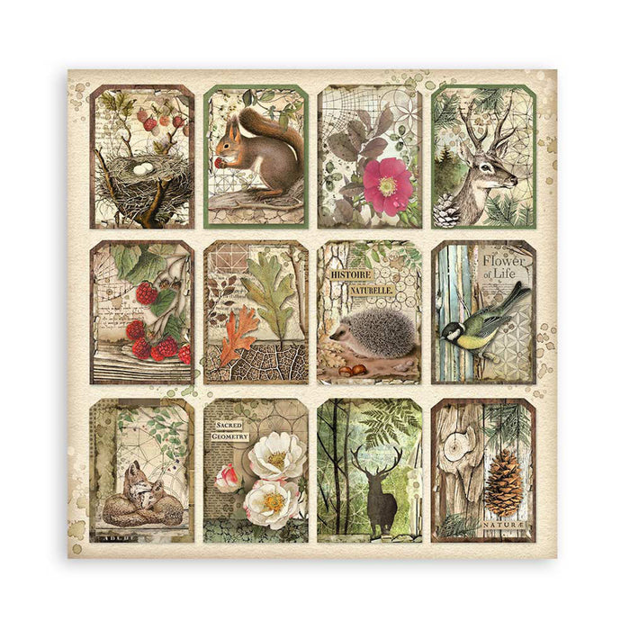 Stamperia Forest 12" x 12" Single Faced Maxi Paper Pad