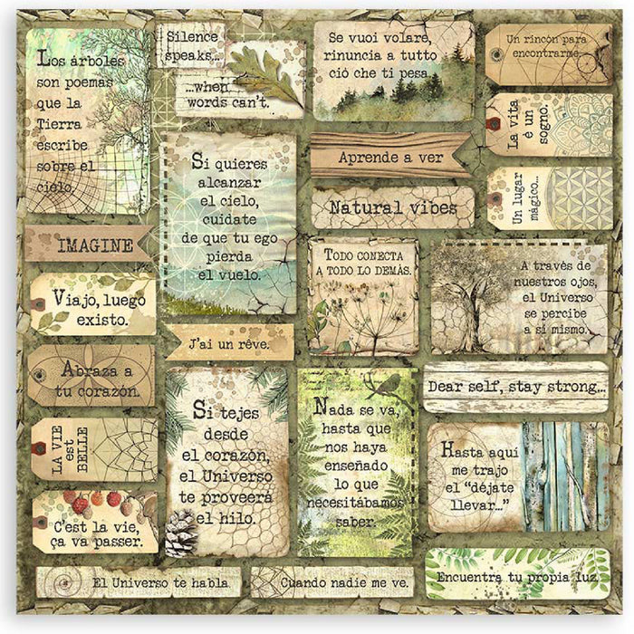 Stamperia Forest 12" x 12" Single Faced Maxi Paper Pad