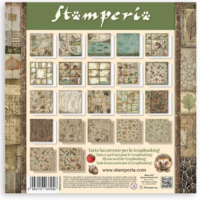 Stamperia Forest 12" x 12" Single Faced Maxi Paper Pad