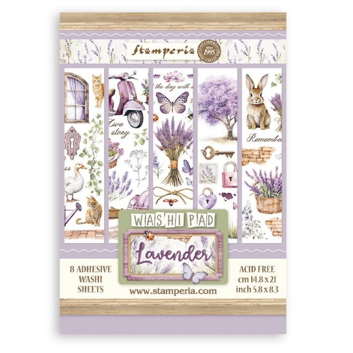 Stamperia Lavender Washi Pad