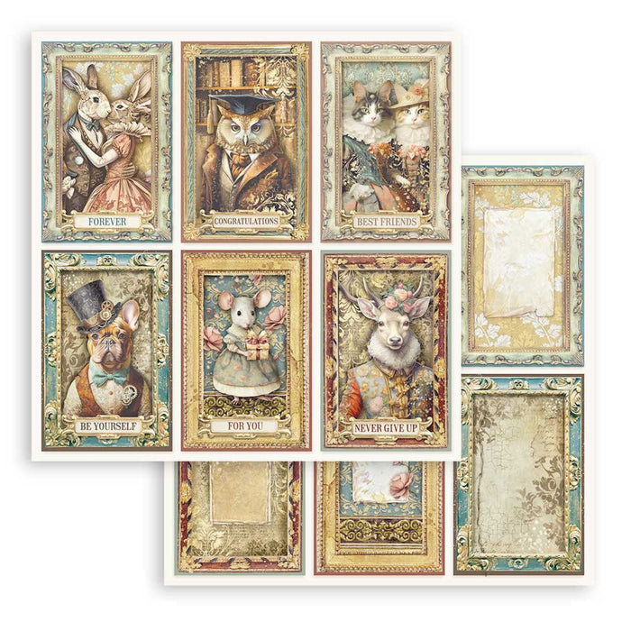 Stamperia Alterego 8" x 8" Scrapbooking Paper Pad