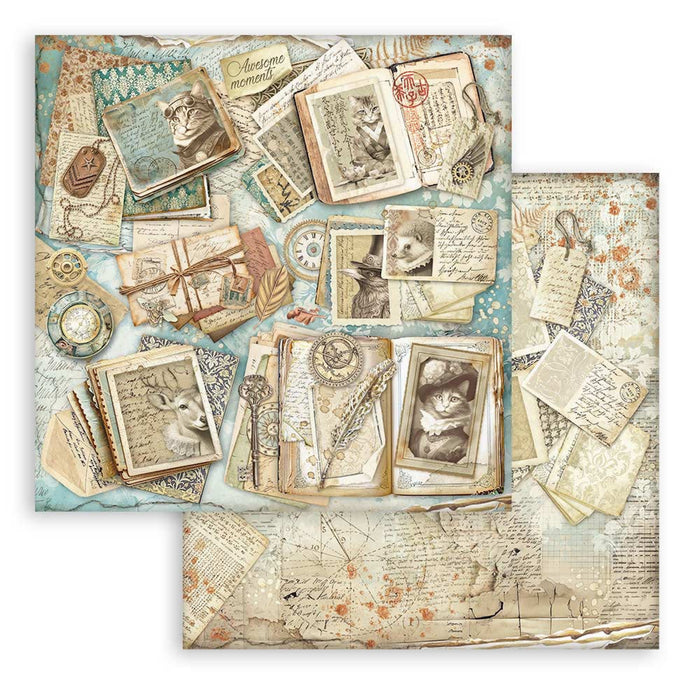 Stamperia Alterego 8" x 8" Scrapbooking Paper Pad