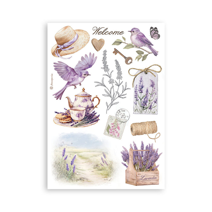 Stamperia Lavender Washi Pad